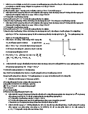Đề ôn thi học kì I môn Vật lí lớp 10